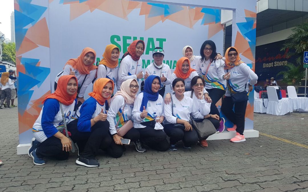 Jalan Sehat 5,2 km bersama IWABRI di Jakarta, 22 April 2018