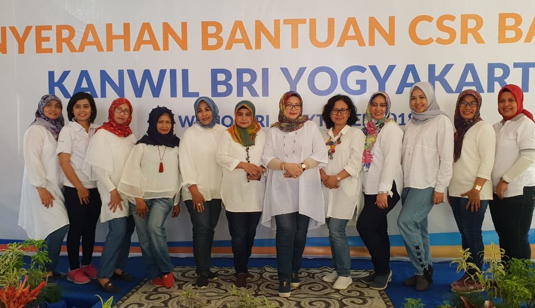 Mengikuti Program CSR Kanwil BRI Yogyakarta