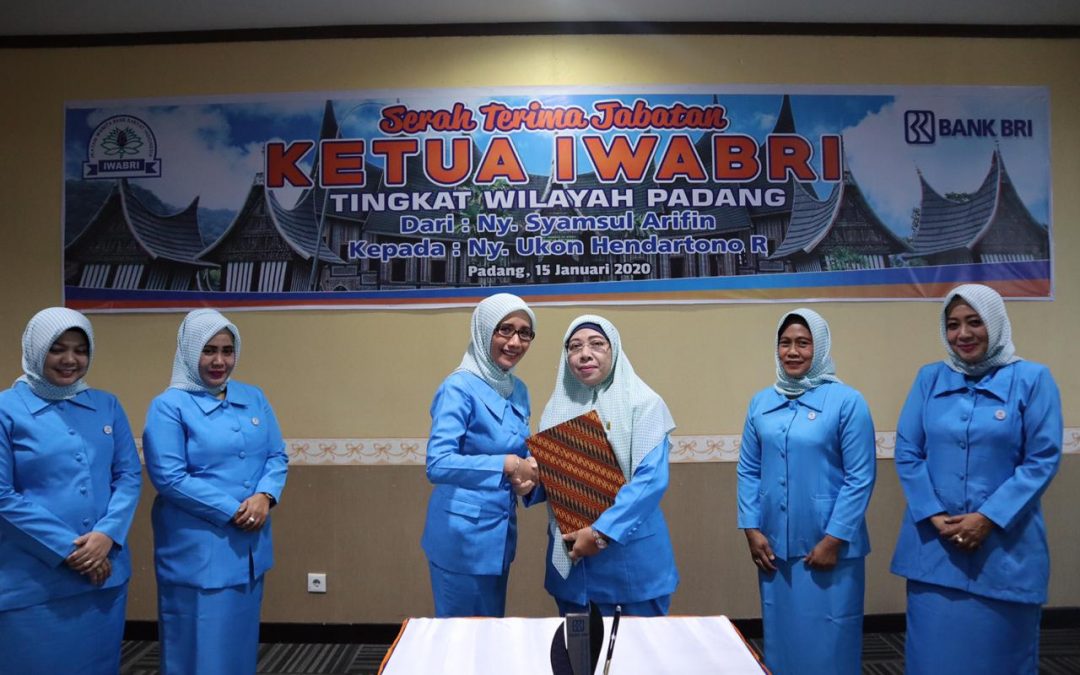 Serah terima Jabatan Ketua IWABRI Tingkat Wilayah Padang, 15 Januari 2020