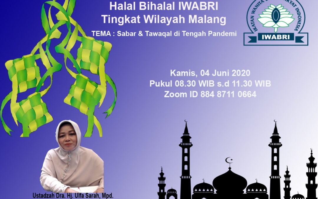 SILATURAHMI VIRTUAL IWABRI TINGKAT WILAYAH MALANG (04 JUNI 2020)   