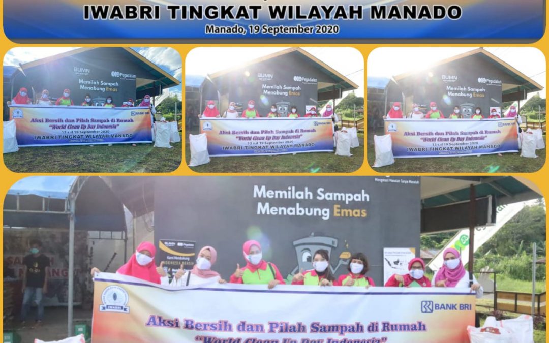 IWABRI Tingkat Wilayah Manado dan World Clean Up Day 2020