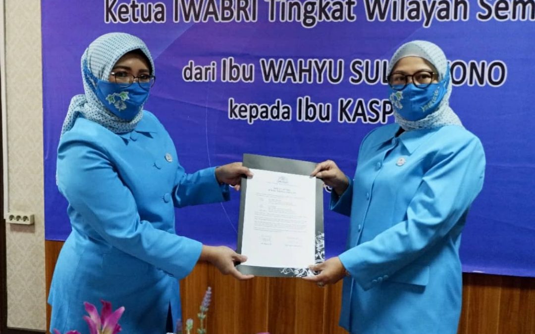 Serah Terima Jabatan Ketua IWABRI Tingkat Wilayah Semarang