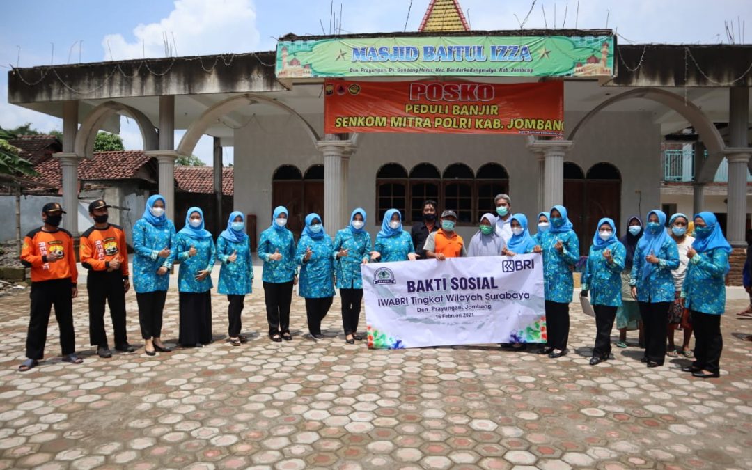 Baksos IWABRI Surabaya Untuk Korban Bencana Banjir di Jombang