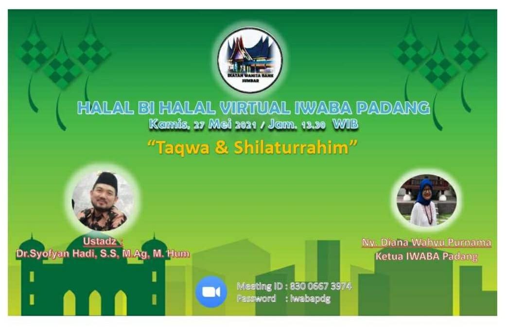 HALAL BI HALAL VIRTUAL IWABA PADANG