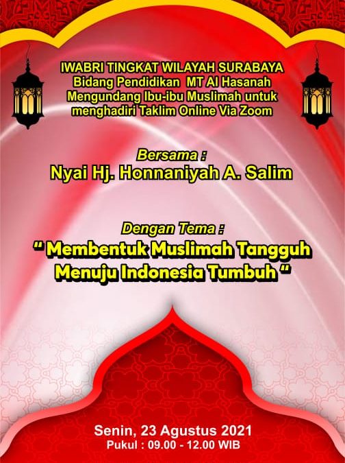 Pengajian Rutin MT. Al Hasanah IWABRI Tk. Wil. Surabaya
