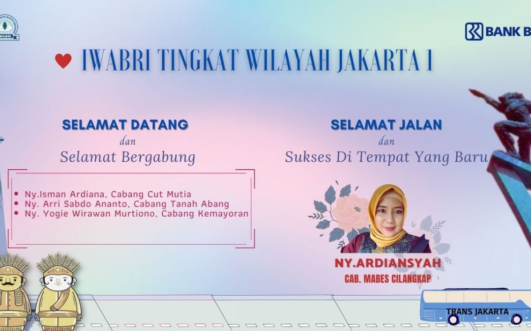 Pelepasan dan Perkenalan Anggota IWABRI Tingkat Wilayah Jakarta 1.