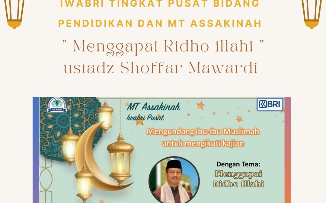 Kajian Menggapai Ridho Illahi