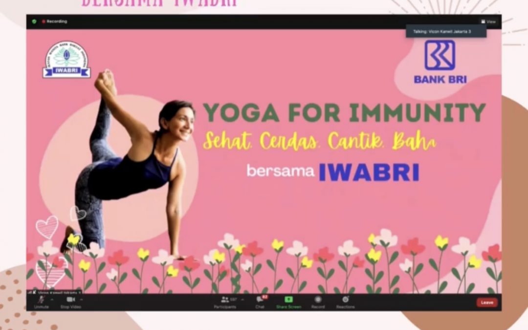 Yoga bersama IWABRI Tingkat Pusat