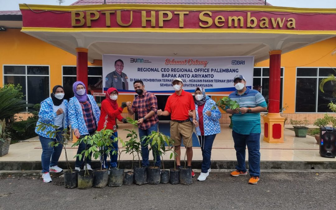 KUNJUNGAN CEO ORIGINAL OFFICE PALEMBANG BAPAK ANTO ARIYANTO DI BPTU-HPT SEMBAWA KABUPATEN BANYUASIN