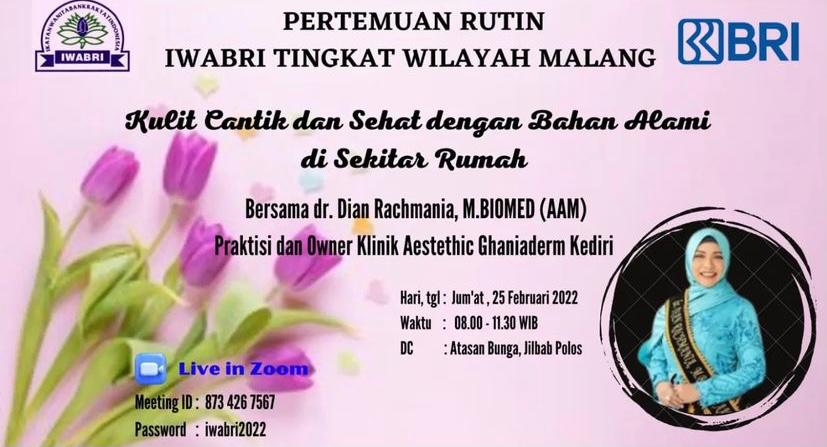 Pertemuan Rutin IWABRI Tingkat Wilayah Malang Februari 2022