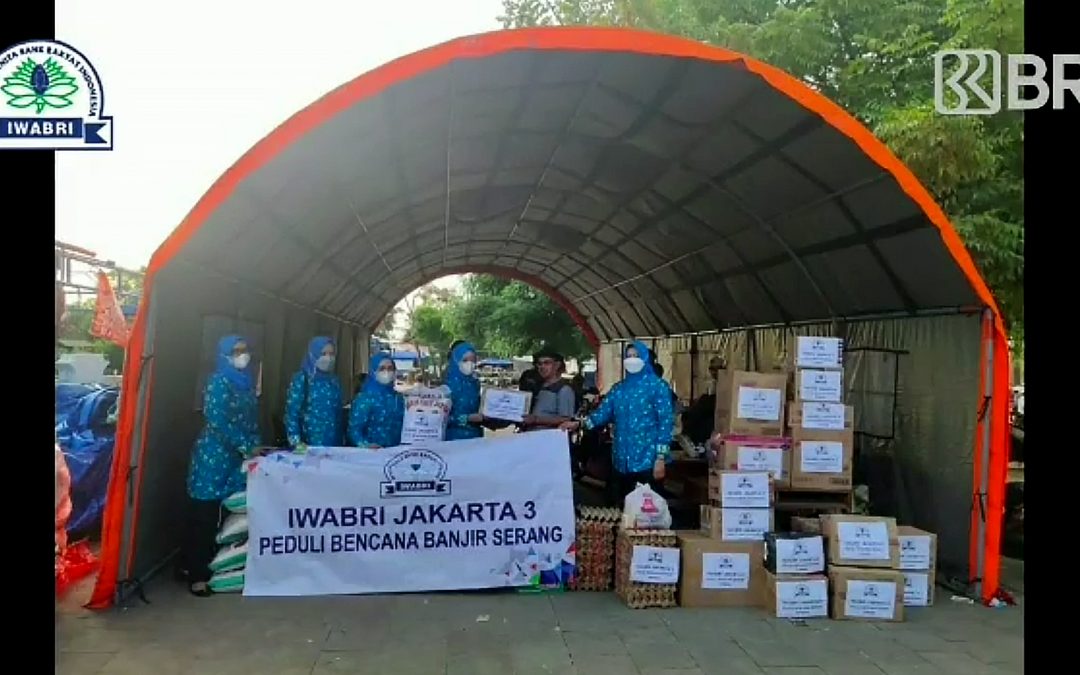 IWABRI Tingkat Wilayah Jakarta 3 Peduli Bencana Banjir Serang