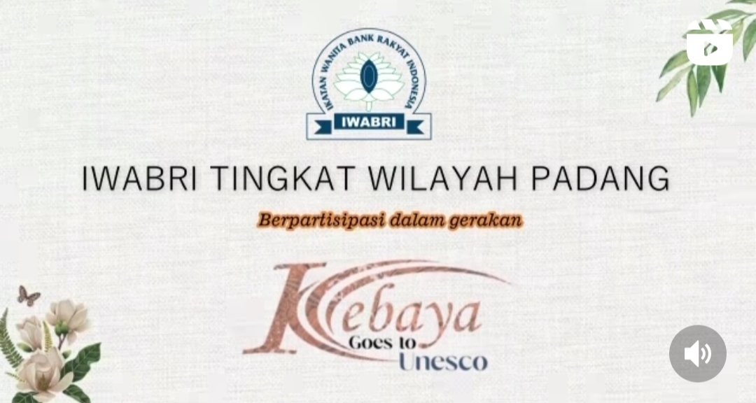 Iwabri Tingkat Wilayah Padang Berpartisipasi Dalam Gerakan Kebaya Goes To Unesco