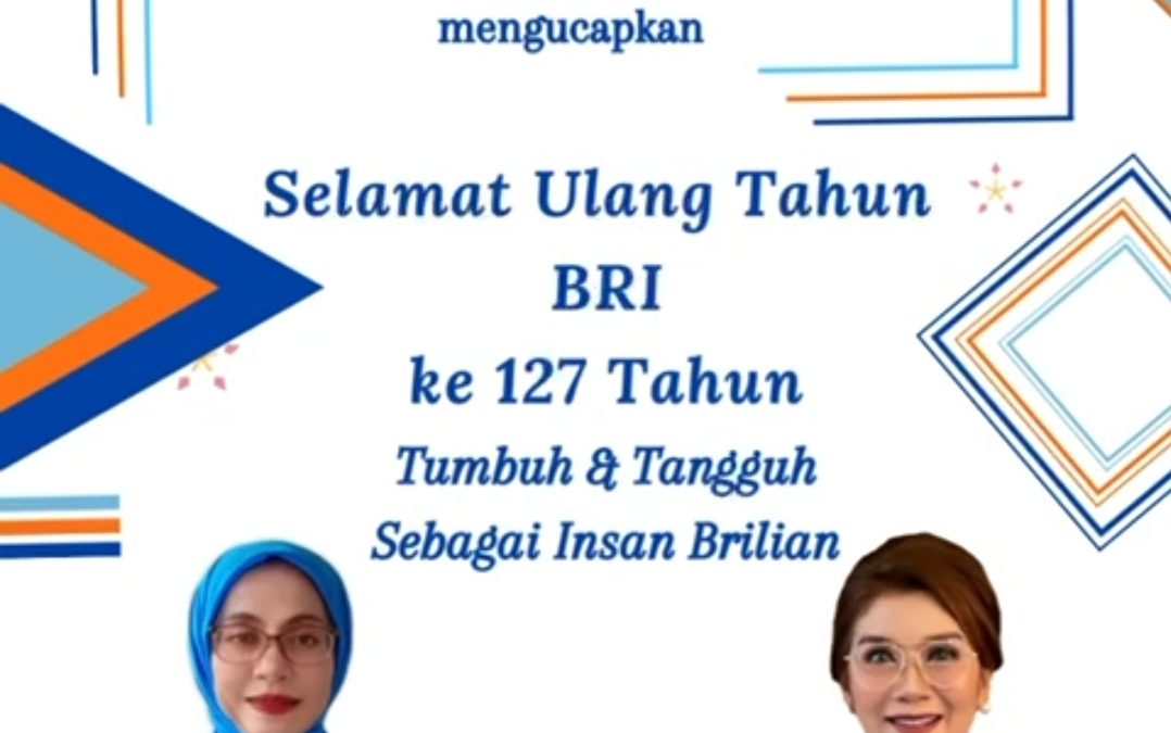 IWABRI Tingkat Wilayah Denpasar Mengucapkan Dirgahayu Ke-127 BRI “Tumbuh dan Tangguh”