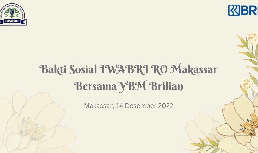 Bakti Sosial IWABRI RO Makassar Bersama YBM Briliani