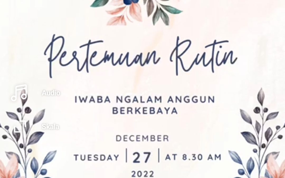 IWABRI RO malang Mengikuti Pertemuan IWABA dengan Tema “IWABA MALANG ANGGUN BERKEBAYA”