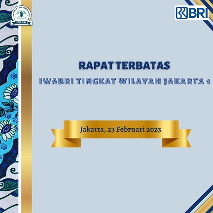 Rapat Terbatas IWABRI Tingkat Wilayah Jakarta 1