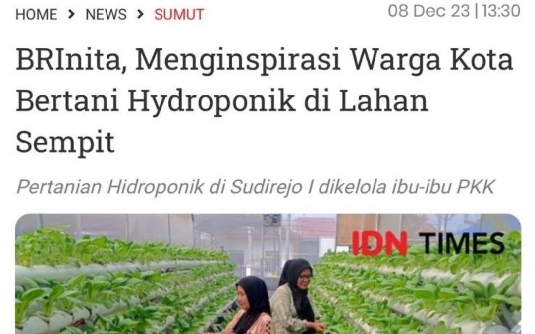 Brinita RO Medan Menginspirasi Bertani di Kota