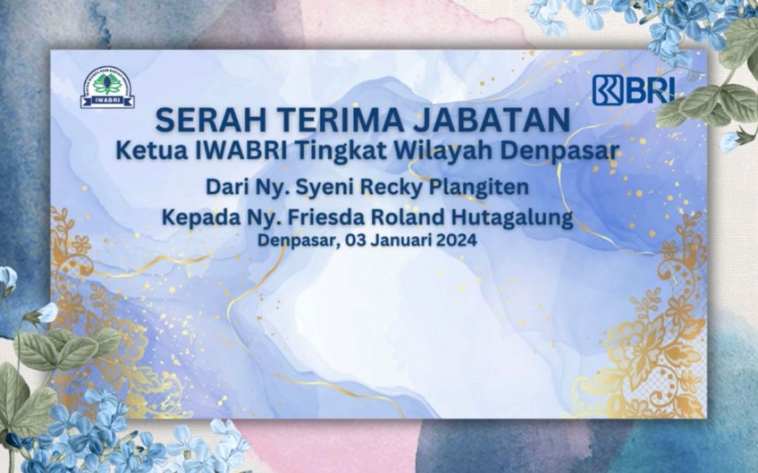 ” SERAH TERIMA JABATAN “