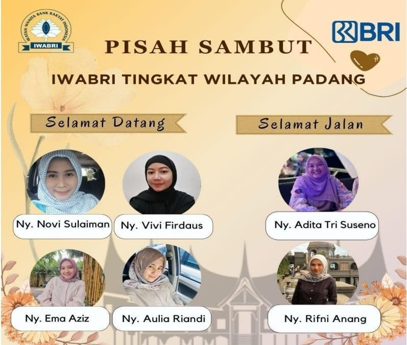 Pisah Sambut IWABRI Tingkat Wilayah Padang